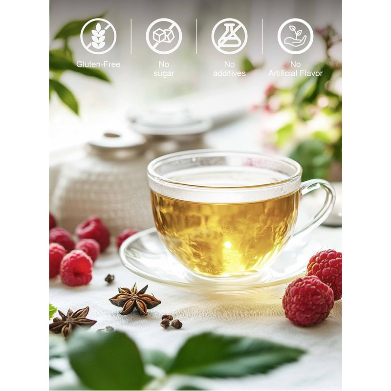 TeeLux Passionfruit Raspberry Green Tea, Passion Fruit & Raspberry Flavored