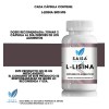 L-lisina 100% Pura 120 Cápsulas | Suplemento Alimenticio Saisa Herbal