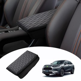 Mozan Honda New ZR-V Armrest Cover Armrest Cushion for ZRV RZ1/2/3/4/5/6 2023-Current Armrest Pad Parallelogram Console Box Protective Cover Elbow Rest Armrest Armrest Special Design Protective Cover