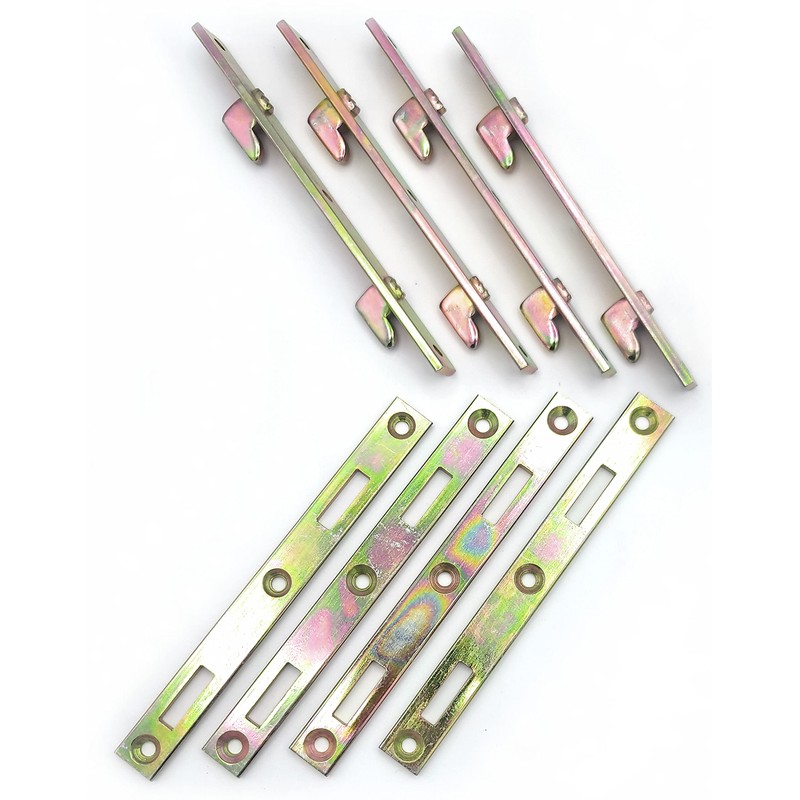 Metal Magery Bed Rail Fasteners 6" Set of 4 Bed