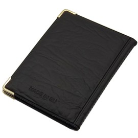 Exclusive credit card case with metal corners 12 pockets MJ-Design-Germany Made in EU in different colors and designs (Design 4 / Black)