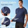HYCOPROT Men's Quick Dry Workout Shirts - Moisture Wicking Short