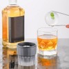 Molde redondo de silicona para cubitos de hielo, molde para
