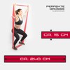 Deuser Physio Band 150 2.4 M Physioband, rot, 2.4m x