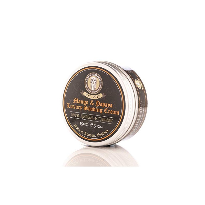 Organic Shaving Cream Mango & Papaya Sweyn Forkbeard 150ml -