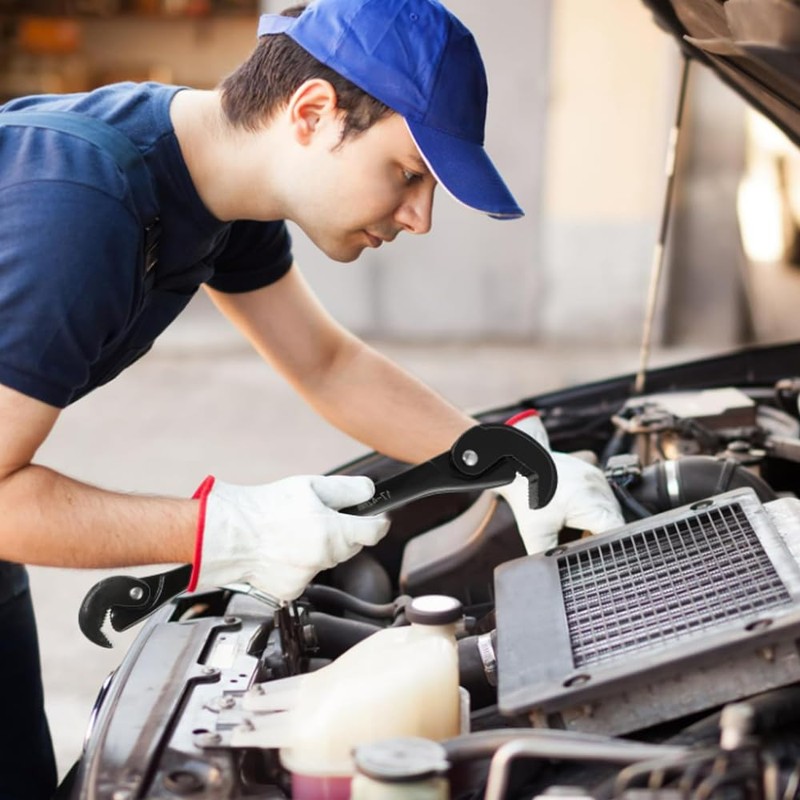 Automatic Adjustable Quick Wrench, Multi Size Spring Wrench, Auto Size