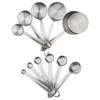 SPUVGVC Measuring Cups and Spoons Set, 18/10 Stainless Steel Measuring