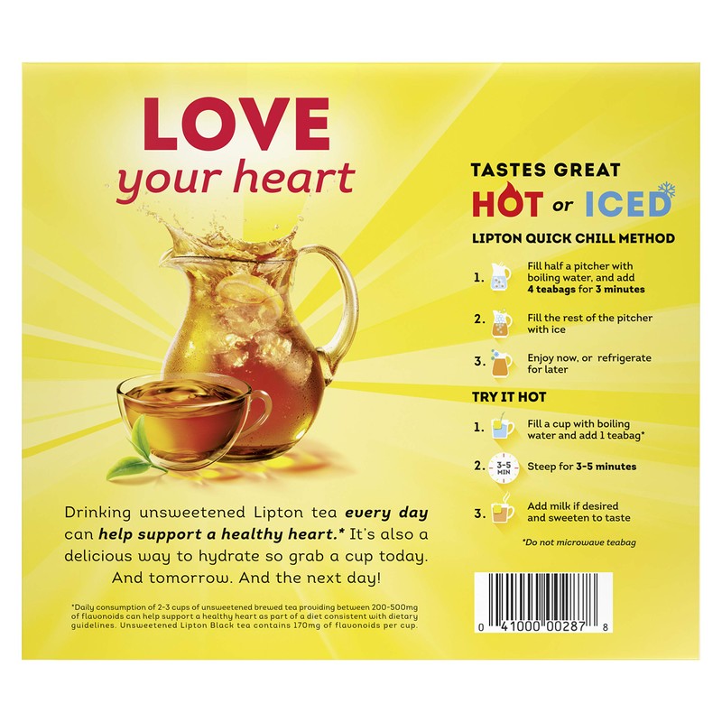 Lipton Tea Bags, 100 ct