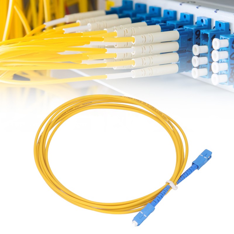 5PCS Optical Fiber Extension Cable Single Mode LSZH Sheath Fiber