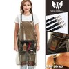 MIKI WELL Barber Hair Stylist Apron For Beauty Salon Waterproof
