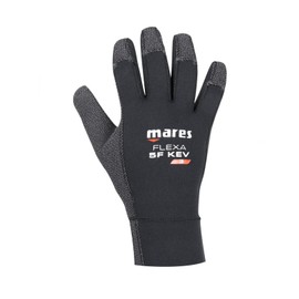 Mares Flexa 5F 3.0 3 mm Neoprene Scuba Diving Gloves | Kevlar Palm, Thumb and Fingertip Covers for Enhanced Grip | Underwater, X-Large