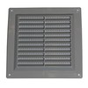 Air Ventilation Plastic Grill Cover 150mm x 150mm/Gray
