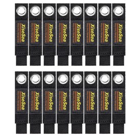 Heavy Duty Storage Straps with Hook and Loop, Cord Organiser, Reusable Extension Cord Holder for RV, Workshop, Garage (C-16pcs)