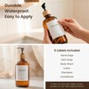 Maisonovo Glass Soap Dispenser Bathroom Set | Hand Soap and