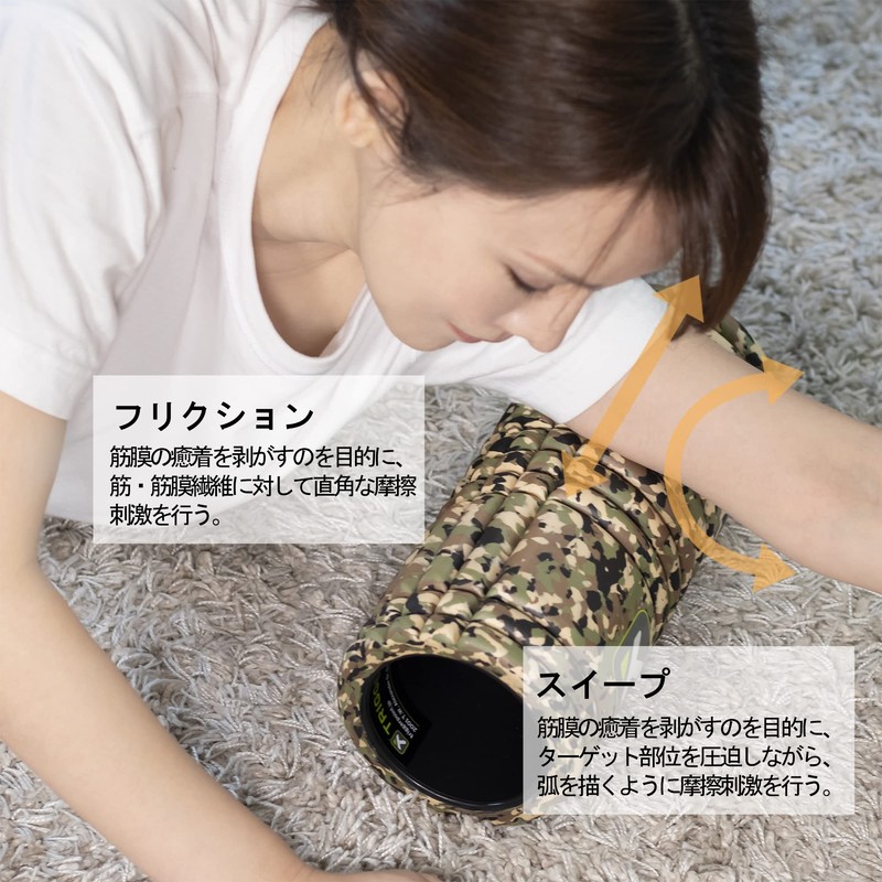 TRIGGERPOINT Grid Foam Roller, Fascia Release, Japanese Guide Book Included