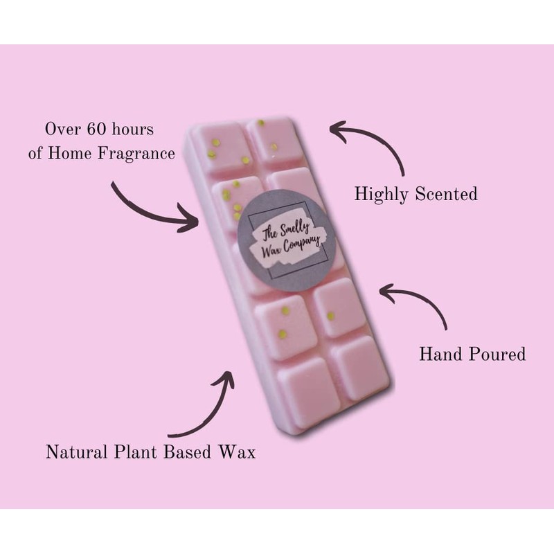 Snow Angels Wax Melt Snapbar Clamshell Strong Scented Handmade in