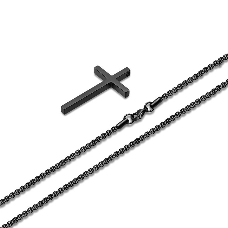 M MOOHAM Cross Necklace for Boys Gifts - Confirmation First