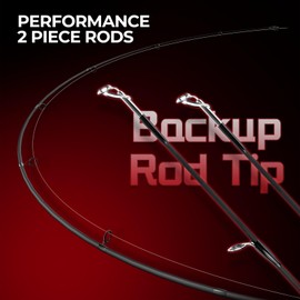 KastKing Royale Legend II Casting Fishing Combos, 7'3'' MH Twin Tips Rod, Left Handed