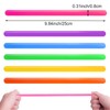 AWAVM Pack of 12 Sensory Stretchy Cord, 24 cm Colourful