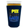 Coolie Junction I Pee In The Lake Pint Glass Coolie;