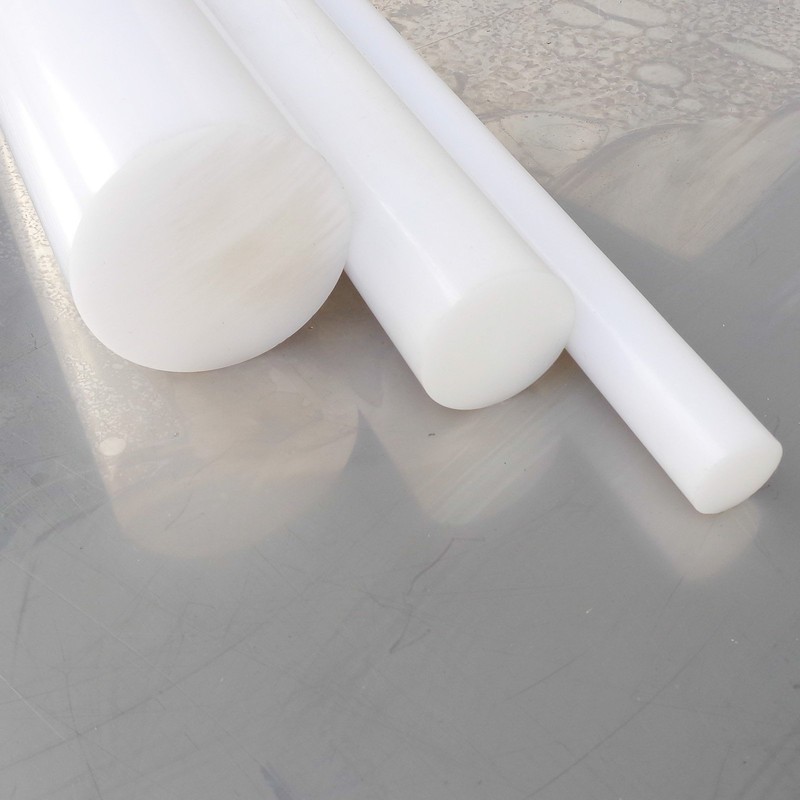 POM round rod, natural, diameter 20 mm, length 250 mm,