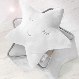 Roba ’roba Style’ Cuddly Cushion, Cloud Pink/Mauve, Fluffy Children's Cushion for Girls and Boys from 0 Years