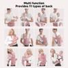 Baby Carrier with Hip Seat Ergonomic Breathable Comfortable Multifunctional Baby