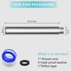 Nuodan Shower Head Extension Arm, Solid Stainless Steel Shower Pipe