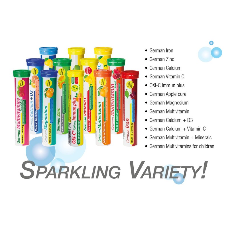 German Mineral Plus Package 60 Pcs. - Vegan, Zero Sugar