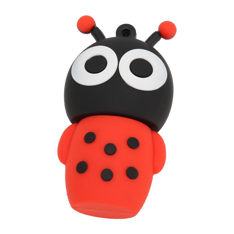 Cartoon Flash Disk Cartoon Ladybug Compatible Optional Stock USB Flash