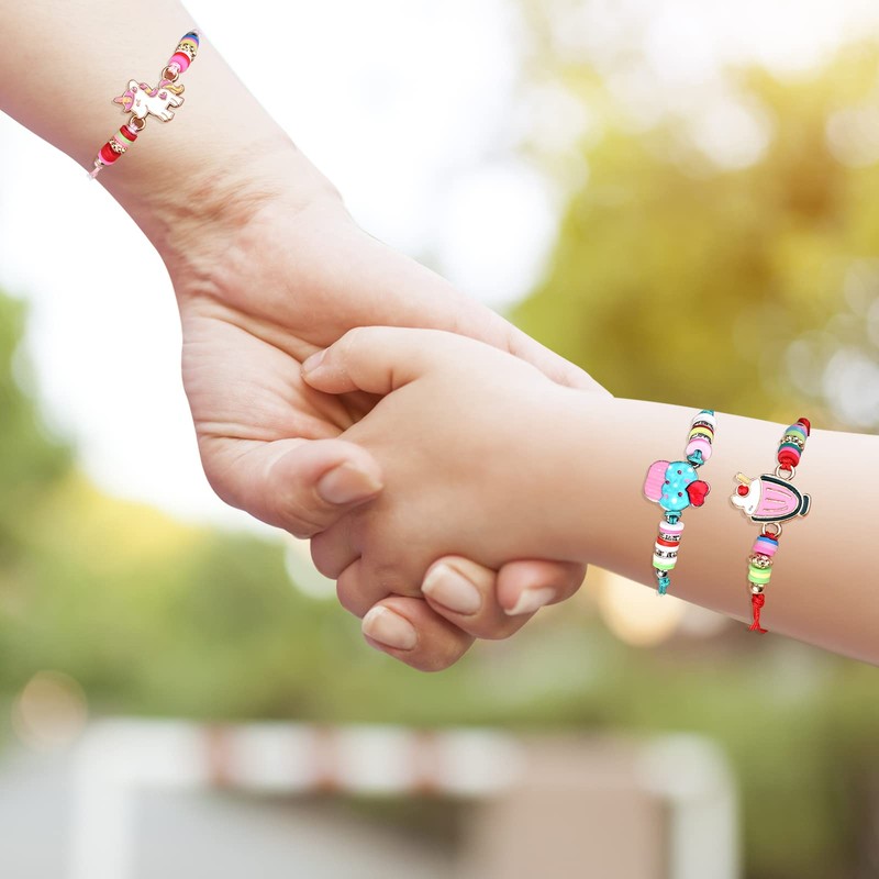 faburo Bracciale da ragazza, braccialetto amicizia per bambini, 11.0 centimeters,