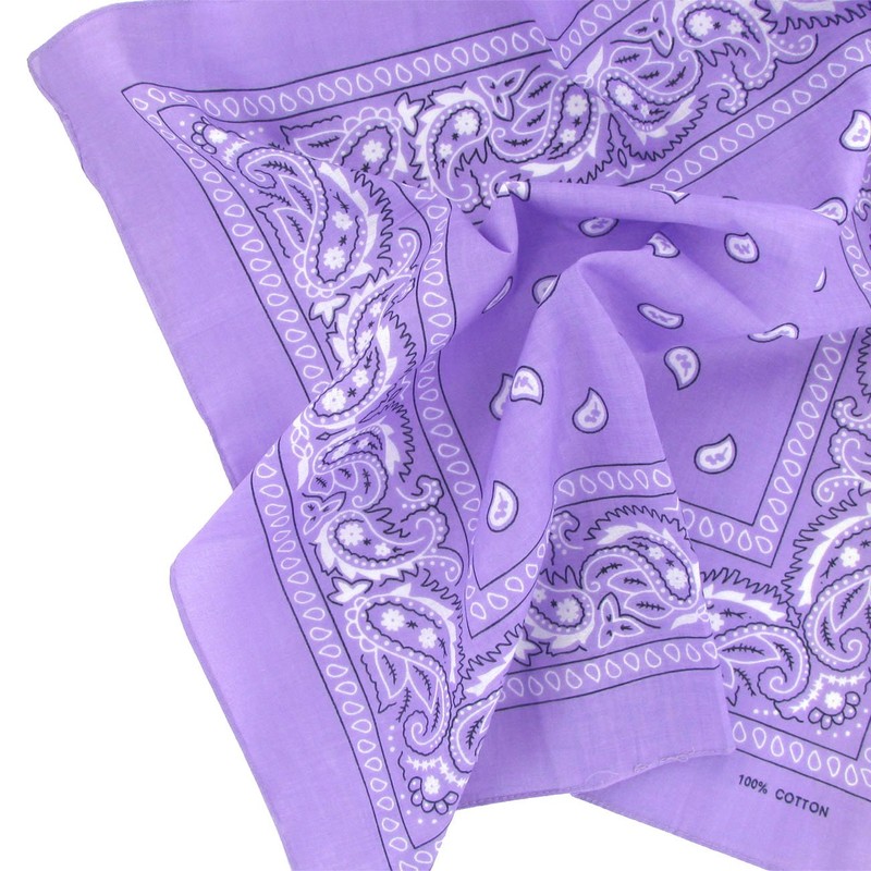 Laciteinterdite Set of 3 Paisley Bandanas for Men and Women,