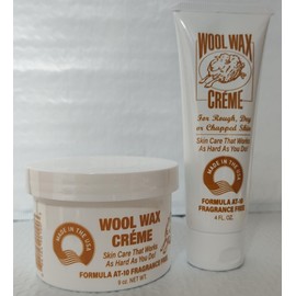 Wool Wax Creme Skin Care Fragrance Free Combo pack (9 oz./4 oz.)