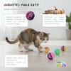 Fancy Pets Juguetes para Gato con Cascabel CH, Plástico Resistente,