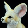 lilizzhoumax Simulation Broad-eared fox Plush Toy 26cm Cute Realistic Stuffed
