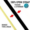 BoxerTool 16inch Heavy Duty Carabiner EPDM Strap – 2 Pack