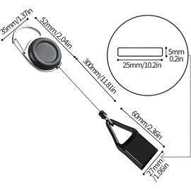 Pants Lighter Clip, Anti Lost Retractable Keychain Belt, Retractable Lighter Belt, Lighter Leash for Fishing Hiking, Protective Cover for Camping