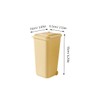 LABRIMP 4pcs Mini Desktop Trash Bins Lid Creative Office Waste