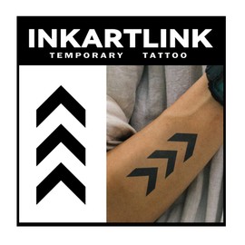 INKARTLINK Cellular Colored Jagua Tattoo Stickers 2 Weeks Waterproof Set of 3 Tattoo Stickers Tattoo Stickers Long Lasting Temporary Tattoos Trendy Women Men Armband