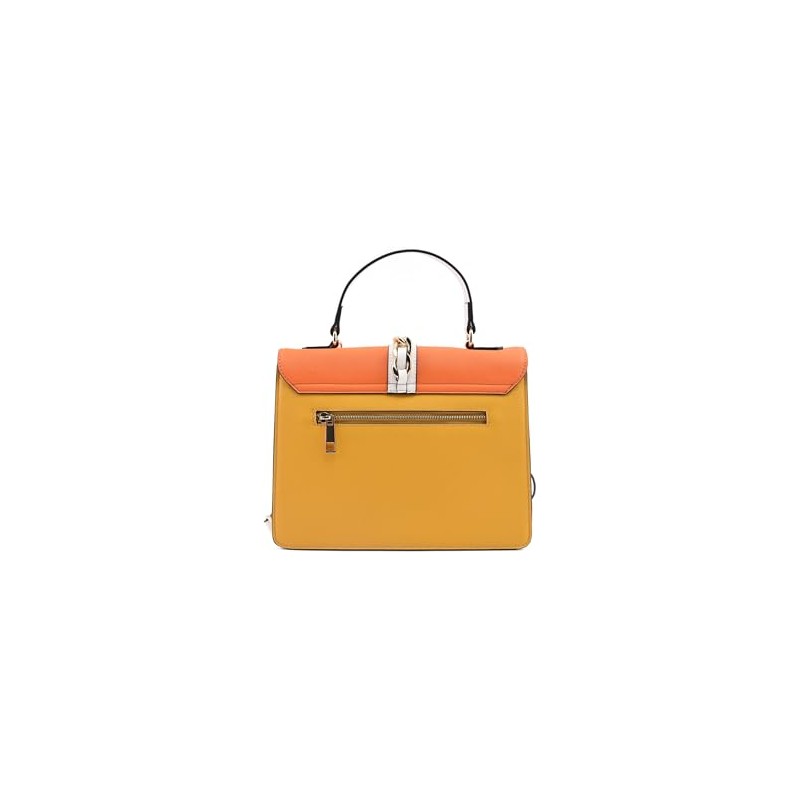 ALDO Women's Caiillaa Top Handle Bag, Other Orange, Medium