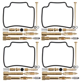 4 Sets Carburetor Rebuild Fix Kit Carb Overhaul Seals Fit for Honda CB750 RC42 1992‑2008