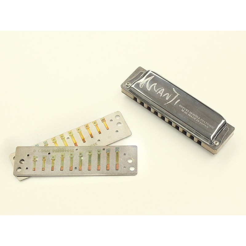 SUZUKI Suzuki 10 Hole Harmonica MANJI M-20 A 7th Tone
