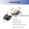 Ragyzity Electric Bike Battery Box Safety Lock, Battery Cylinder Lock