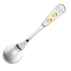 MOOMIN MM031-850 Color Series Stainless Steel Spoon, 5.3 inches (13.5 cm), Moomin, Yellow, Scandinavian Miscellaneous Goods, Present, Gift, Made in Japan