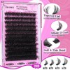 Fluffy Lash Clusters Thick 200D Volume Eyelash Clusters 14-20mm Wispy
