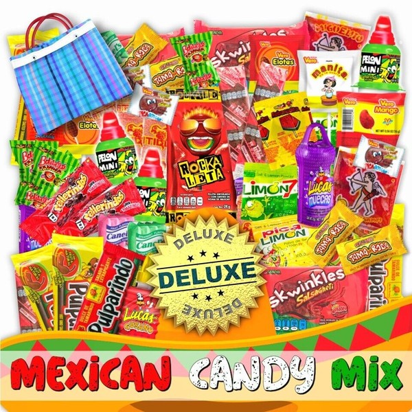 Mexican Candy Mix (86 Count) Variety Of SPICY and Sour Bulk Dulce Mexicano