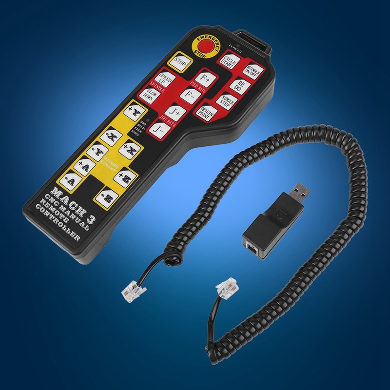 CNC Engraving Machine Manual Controller USB Connector 4-axle Control for