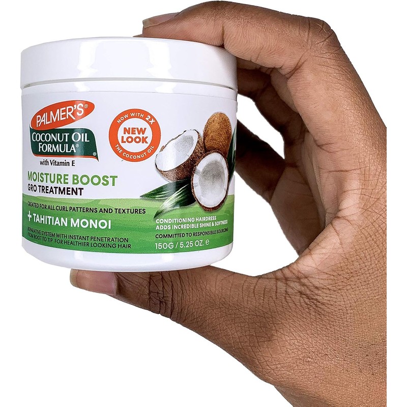 Palmer Coconut Oil Formula Moisture-Gro Conditioning Hairdress 150g PACK OF