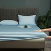 2 Pcs Cooling Twin Fitted Sheet Sky Blue, 100% Viscose