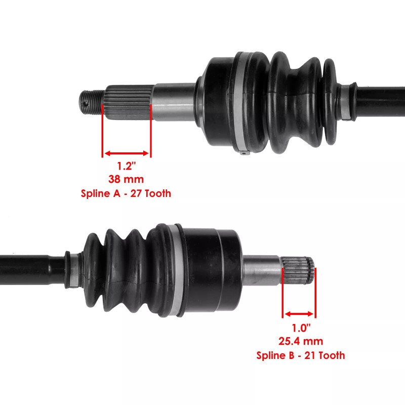 Caltric Front Right CV Joint Axle Shaft fits Hisun 47230-107-0000